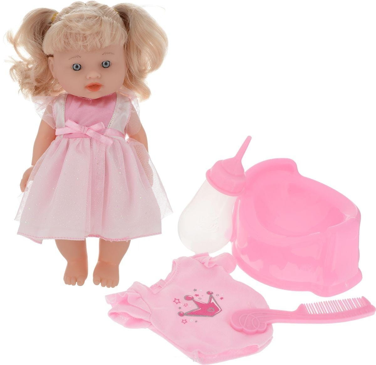Кукла MARY POPPINS Лизи - Приучаемся к горшку (в розовом наряде)