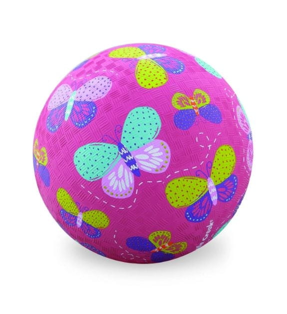 Мяч CROCODILE CREEK Бабочки - розовый (13 см)