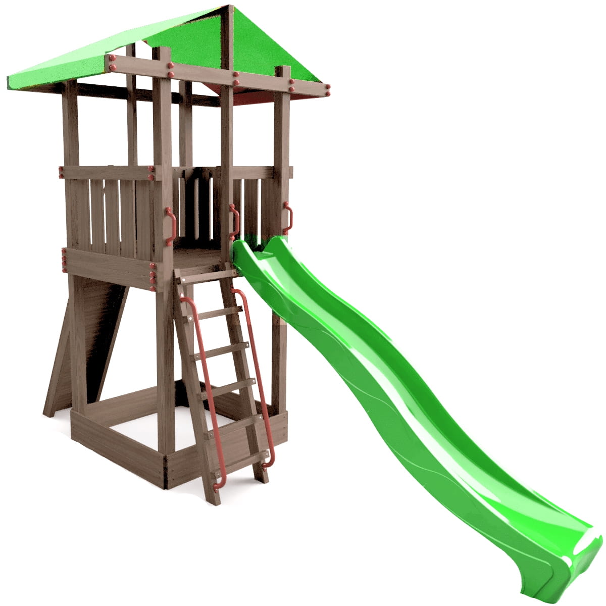 Игровой комплекс LITTLE PANDA Непоседа 1 - 150 см (зеленый)
