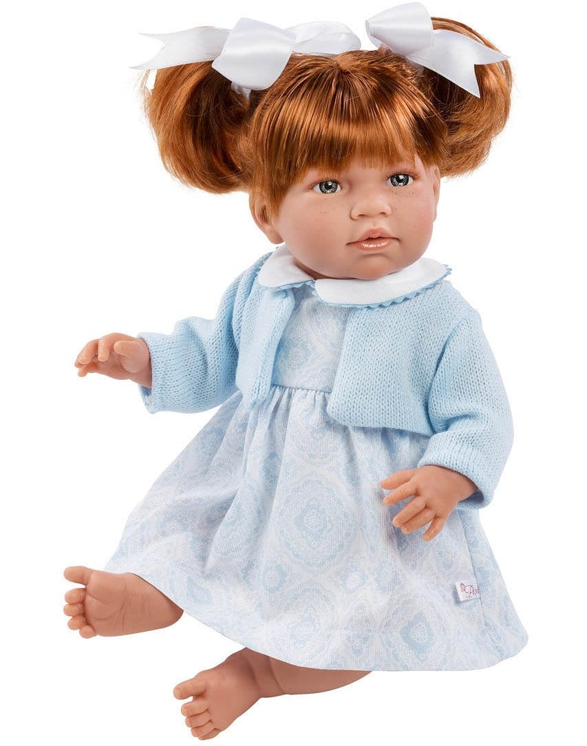 Кукла ASI Нора - 46 см (в голубом платье и болеро)