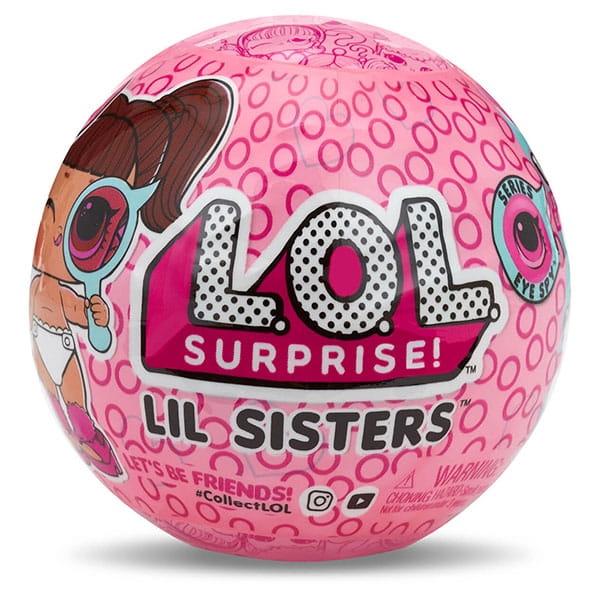 Кукла сюрприз в шарике Lol Конфетти Сестренки Декодер