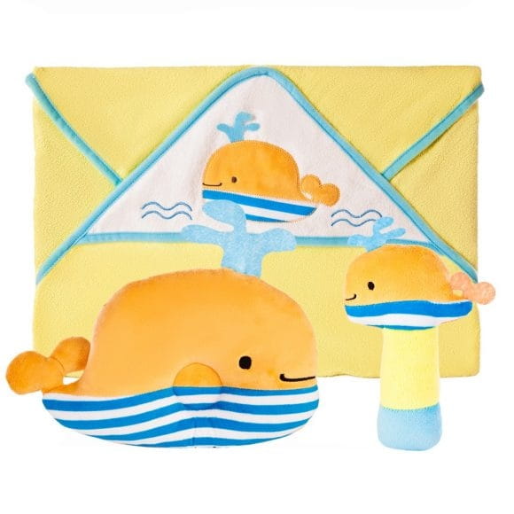 Подарочный набор для новорожденных ЖИРАФИКИ Веселый кит