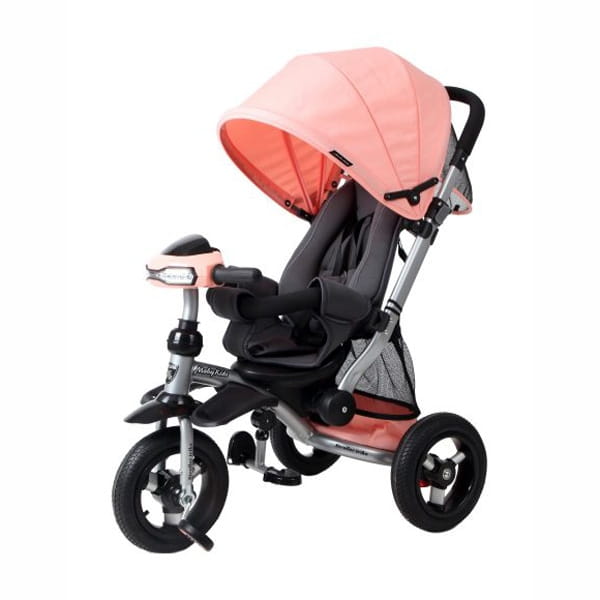 Трехколесный велосипед-коляска MOBY KIDS Stroller trike 10x10 Air Car - персиковый