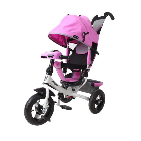 Трехколесный велосипед MOBY KIDS Comfort 12x10 Air Car 2 - лиловый