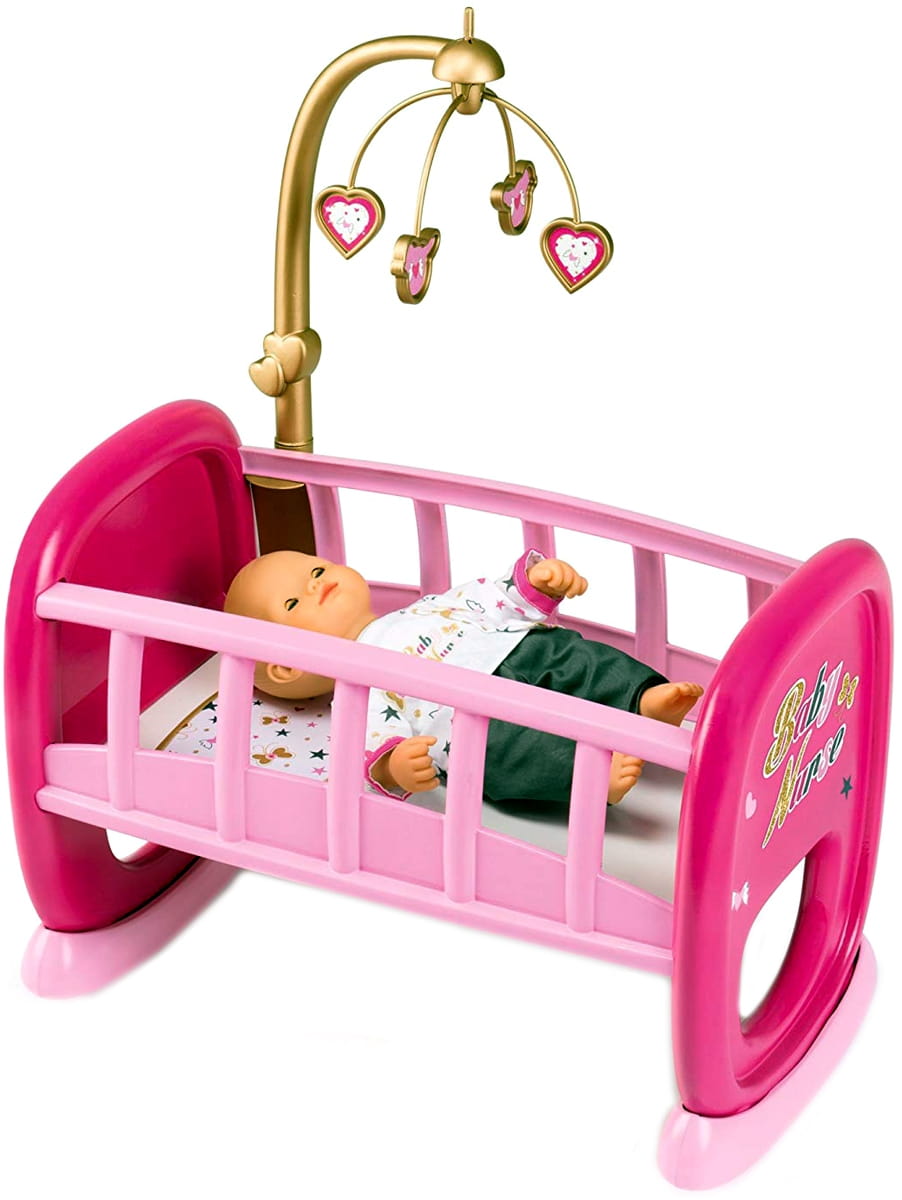 Колыбель SMOBY Baby Nurse с мобилем