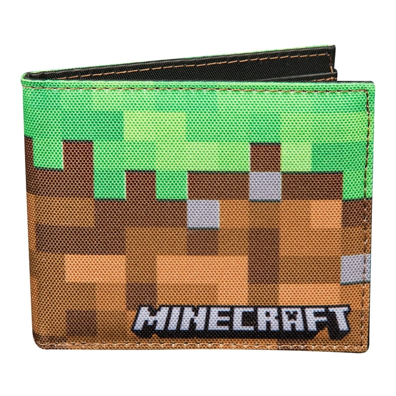 Кошелек JINX Minecraft Dirt Block Bi-Fold Wallet