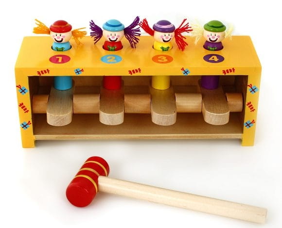 Фото Игровой набор с молоточком Mapacha Прыгающие клоуны