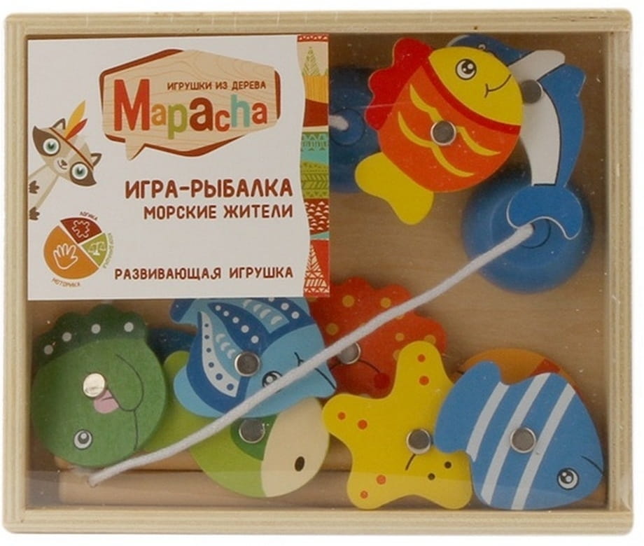 Магнитная игра-рыбалка MAPACHA Морские жители