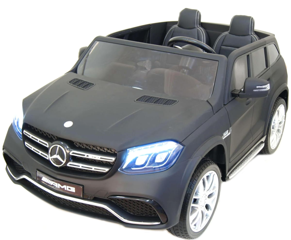 Двухместный полноприводный электромобиль River Toys Mercedes-Benz GLS63 4WD - черный матовый
