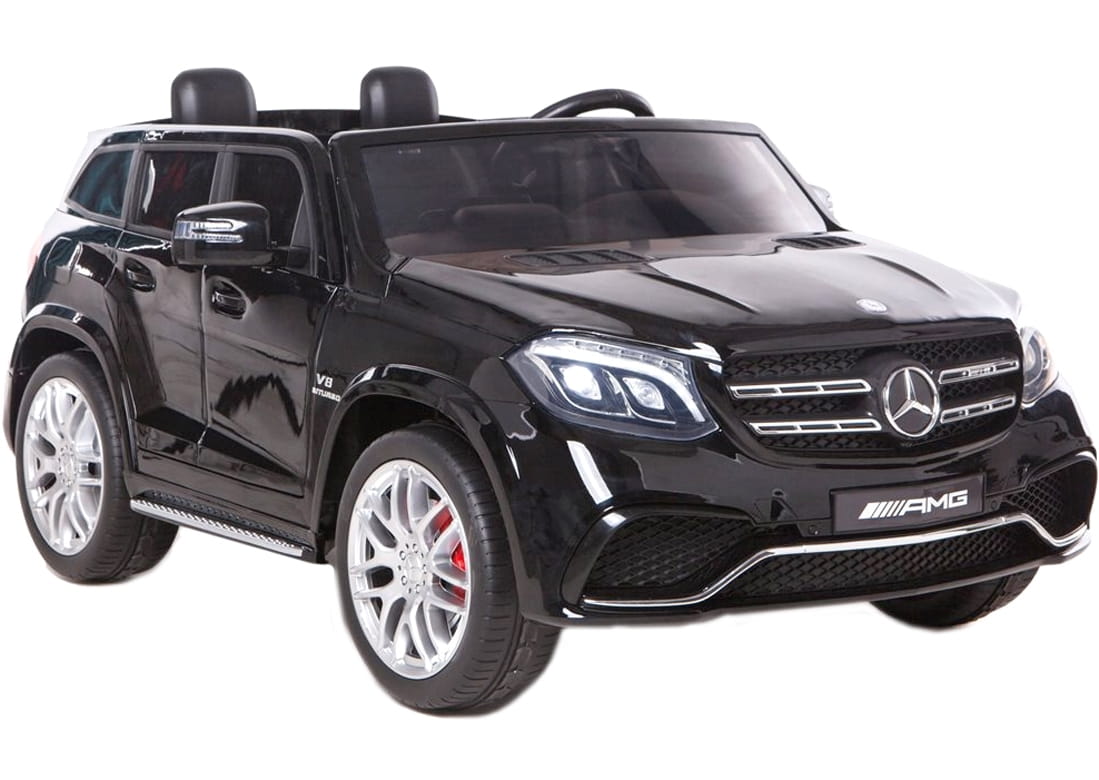 Двухместный полноприводный электромобиль River Toys Mercedes-Benz GLS63 4WD - черный глянец