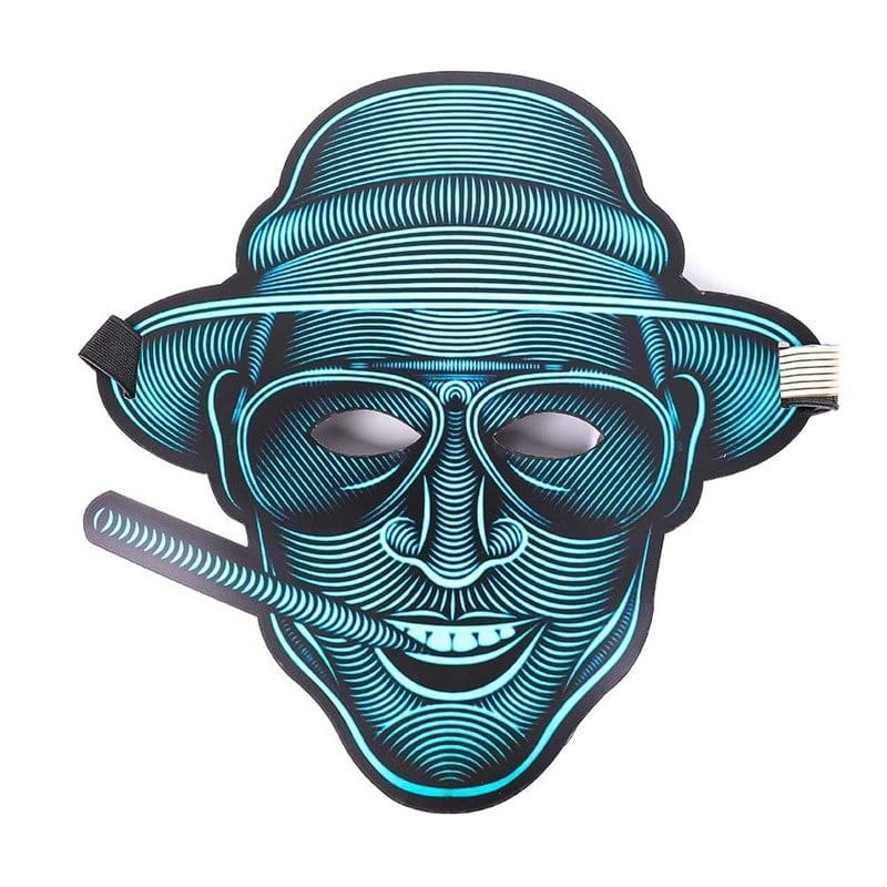 Cветовая маска с датчиком звука GEEKMASK Vegas