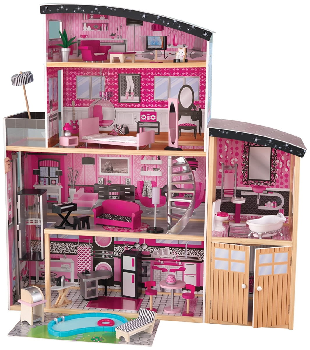 Большой кукольный дом KIDKRAFT Сияние Sparkle Mansion Dollhouse