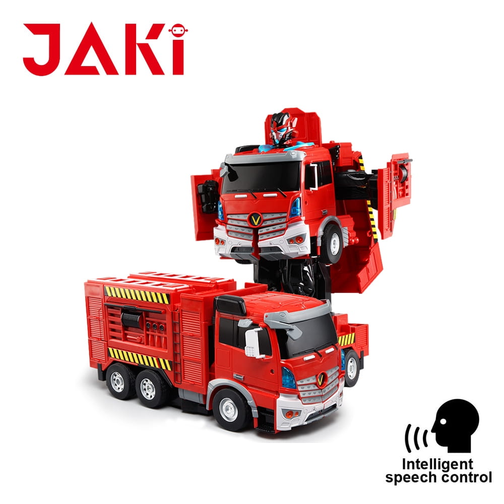 Радиоуправляемая машинка-трансформер Jaki Пожарная машина (BLUESEA)