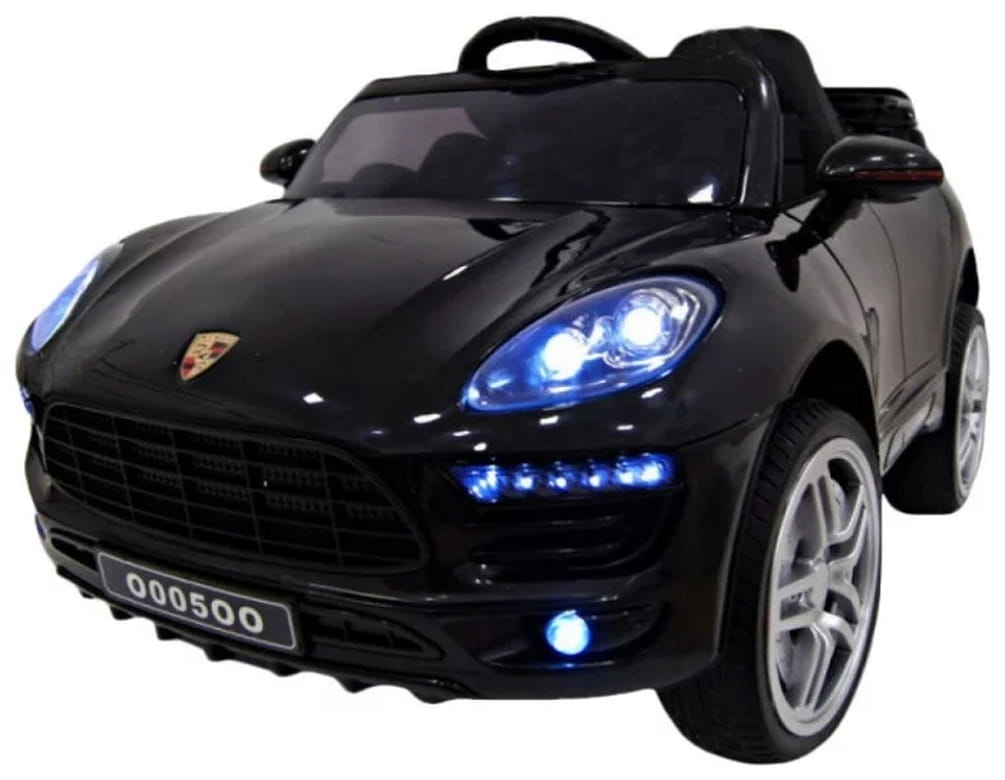 Электромобиль River Toys Porsche Macan O005OO VIP (с дистанционным управлением) - черный