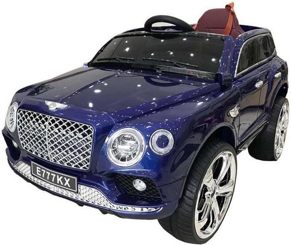 Электромобиль River Toys Bentley E777KX c дистанционным управлением - синий глянец