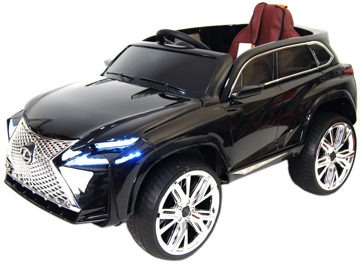 Электромобиль River Toys Lexus E111KX c дистанционным управлением - черный глянец