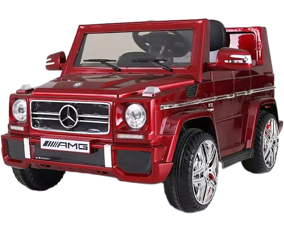 Электромобиль River Toys Mercedes-Benz G65-LS528 (лицензионная модель) - вишневый глянец