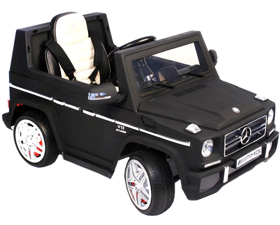 Электромобиль River Toys Mercedes-Benz G65-LS528 (лицензионная модель) - черный матовый