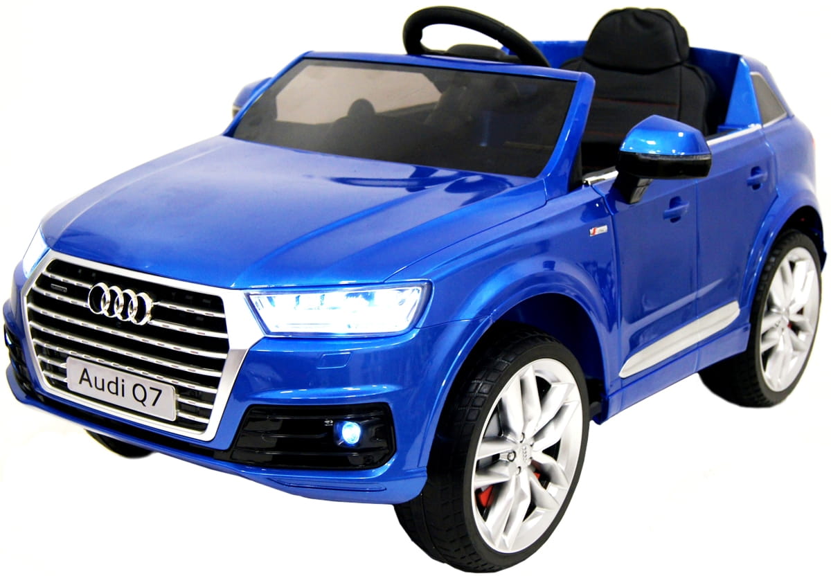 Электромобиль River Toys Audi Q7 Quattro (лицензионная модель) - синий глянец