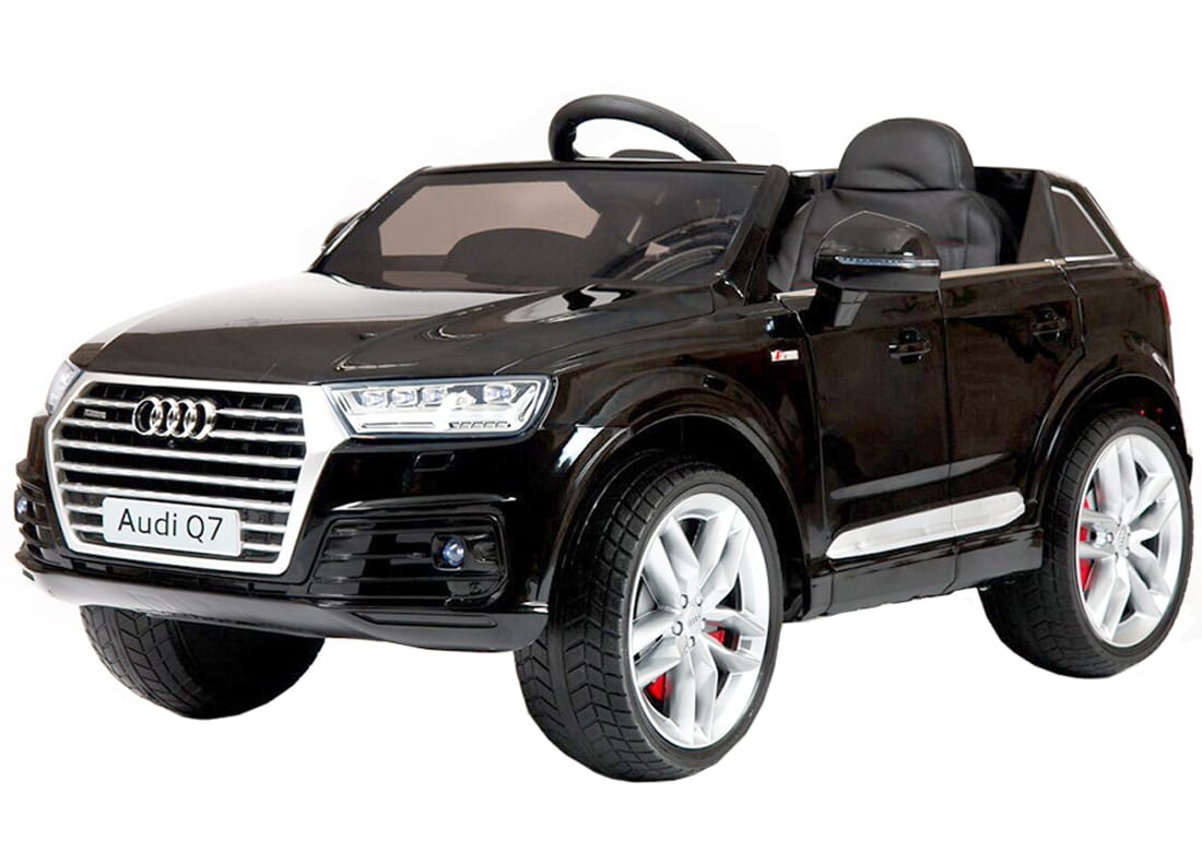 Электромобиль River Toys Audi Q7 Quattro (лицензионная модель) - черный глянец