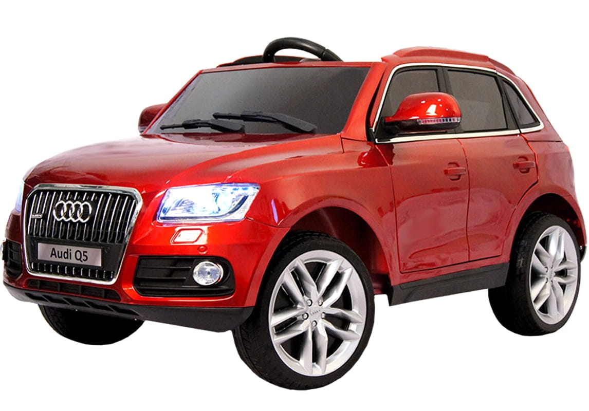 Электромобиль River Toys Audi Q5 с дистанционным управлением - вишневый глянец