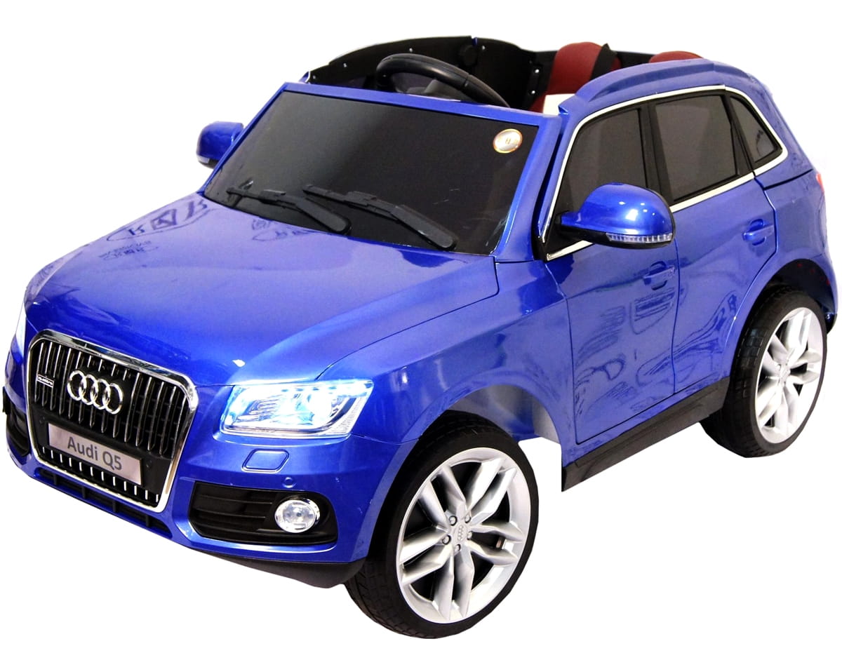 Электромобиль River Toys Audi Q5 с дистанционным управлением - синий глянец