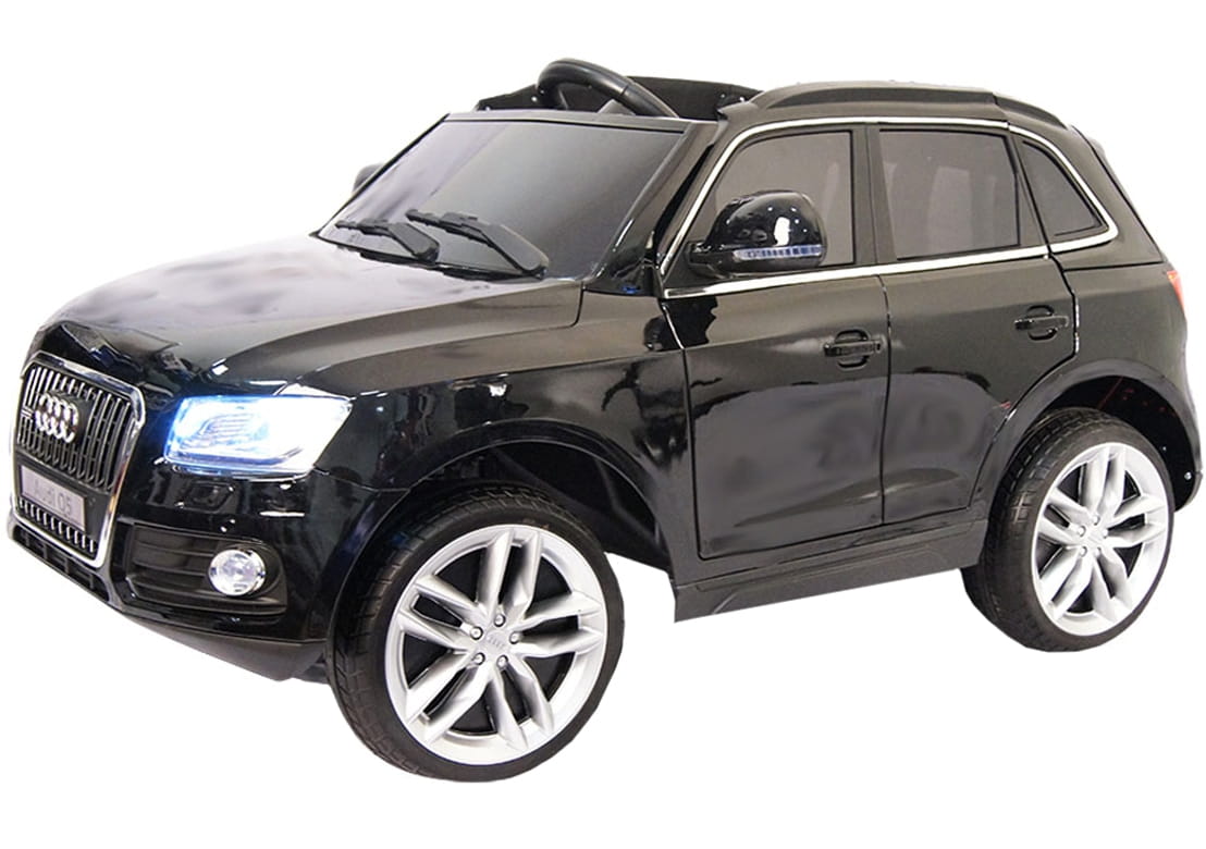 Электромобиль River Toys Audi Q5 с дистанционным управлением - черный глянец