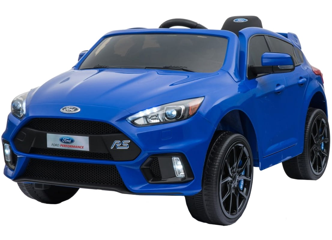 Электромобиль River Toys Ford Focus RS с дистанционным управлением (лицензионная модель) - синий глянец