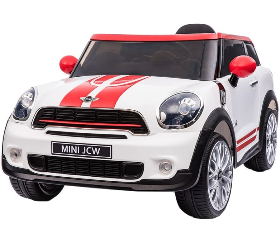 Электромобиль River Toys MiniCooper JJ2258 с дистанционным управлением (лицензионная модель) - белый