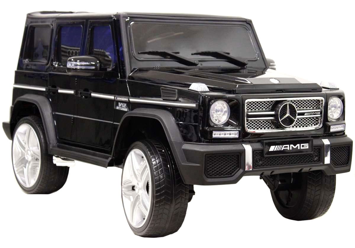 Электромобиль River Toys Mercedes-Benz G65-AMG 4WD (полноприводный) - черный глянец