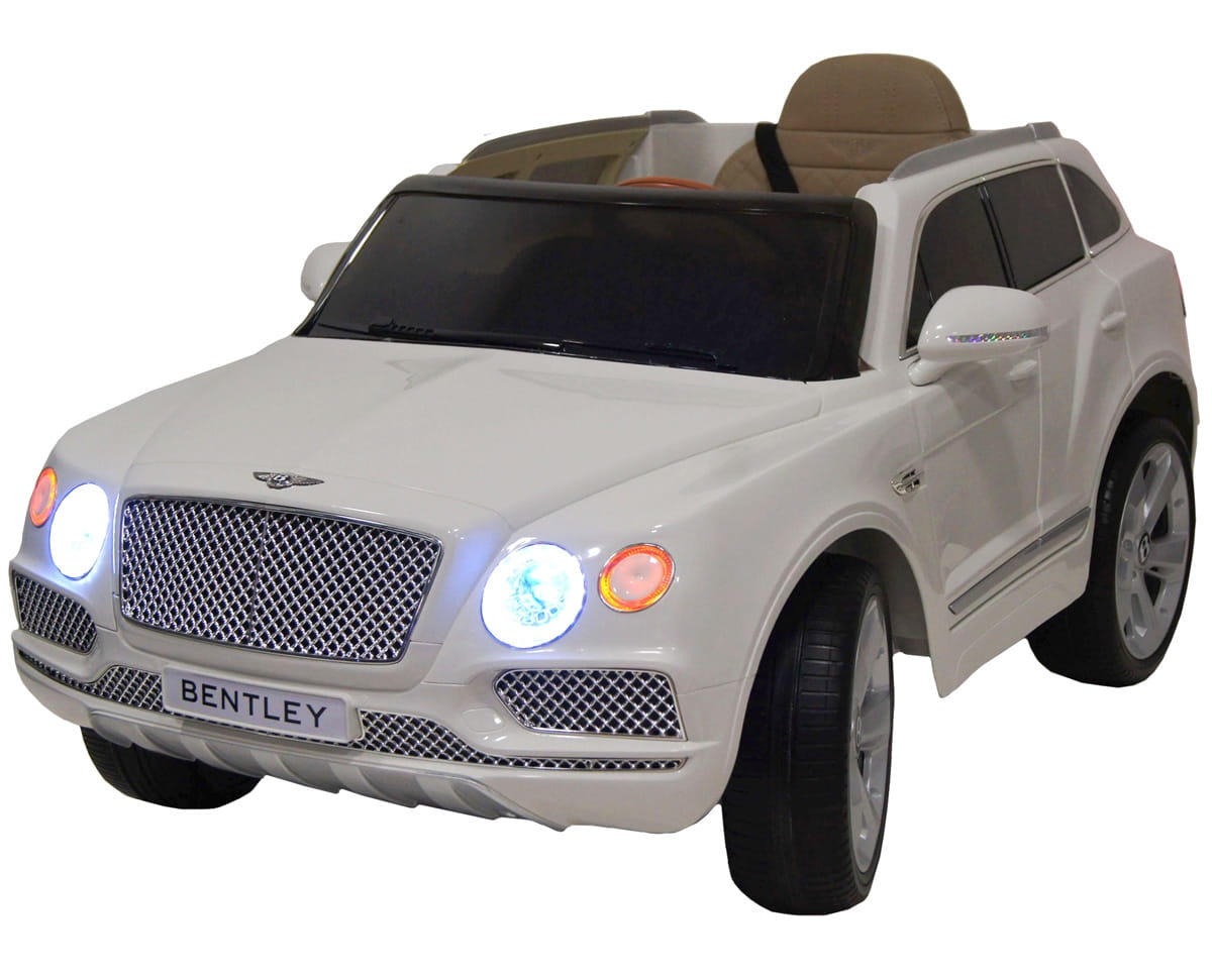 Электромобиль River Toys Bentley Bentayga JJ2158 с дистанционным управлением - белый