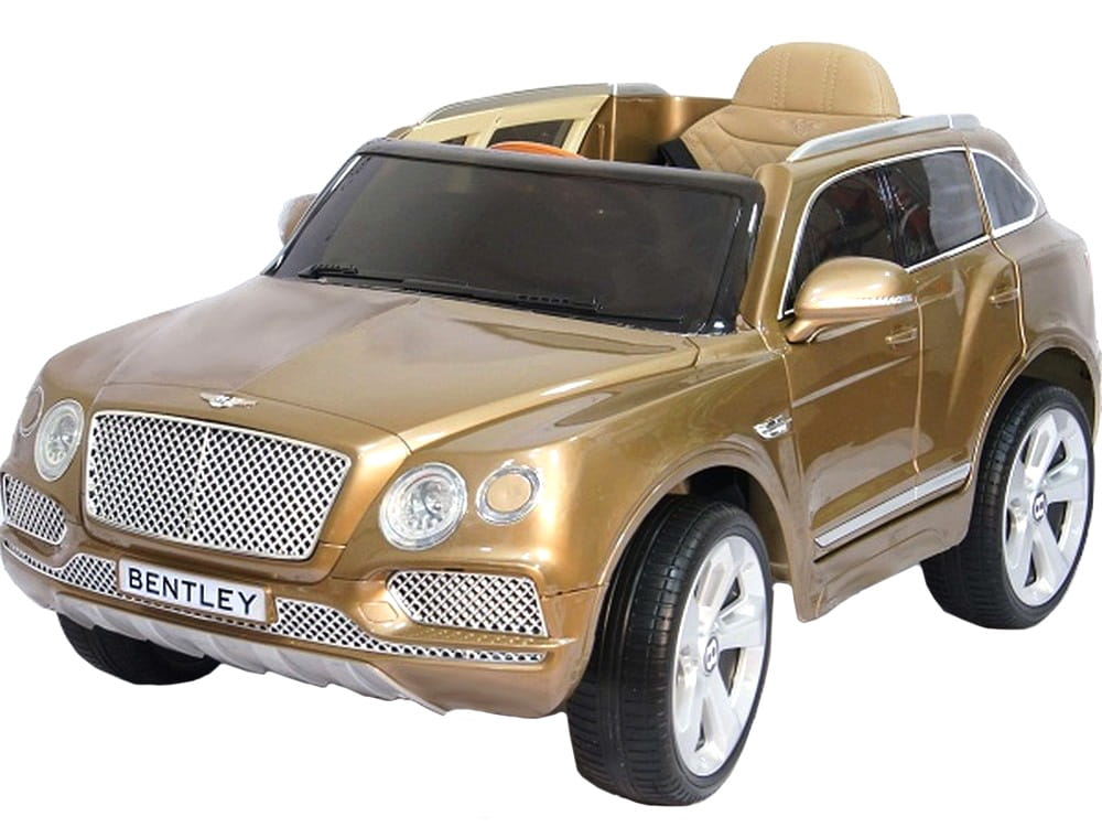 Электромобиль River Toys Bentley Bentayga JJ2158 с дистанционным управлением - коричневый глянец