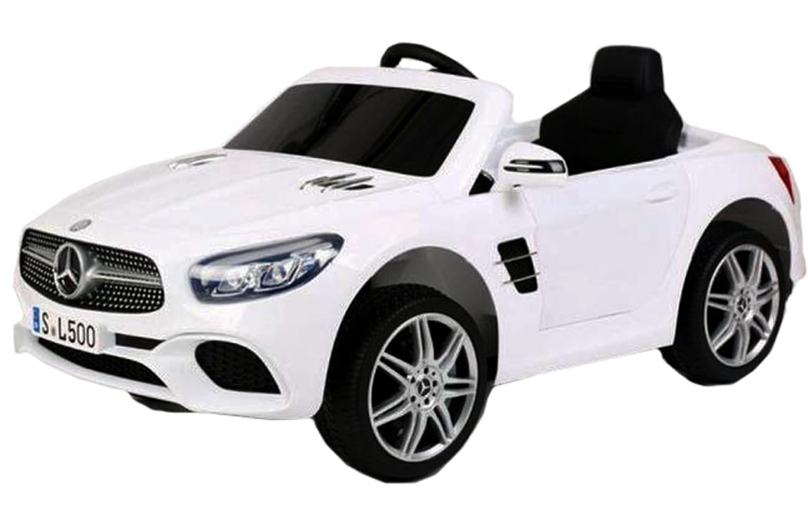 Электромобиль River Toys Mercedes-Benz SL500 с дистанционным управлением - белый