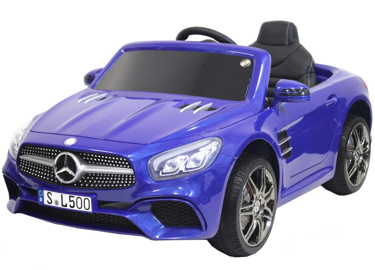 Электромобиль River Toys Mercedes-Benz SL500 с дистанционным управлением - синий