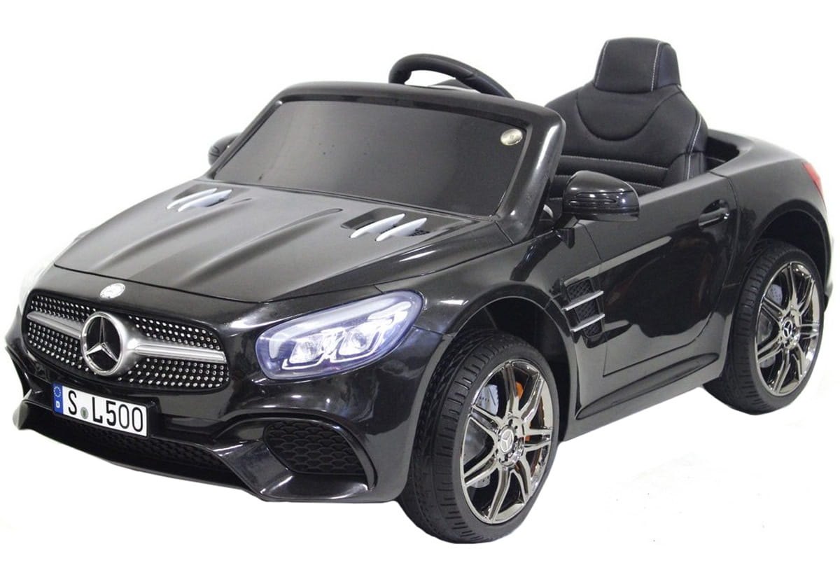 Электромобиль River Toys Mercedes-Benz SL500 с дистанционным управлением - черный