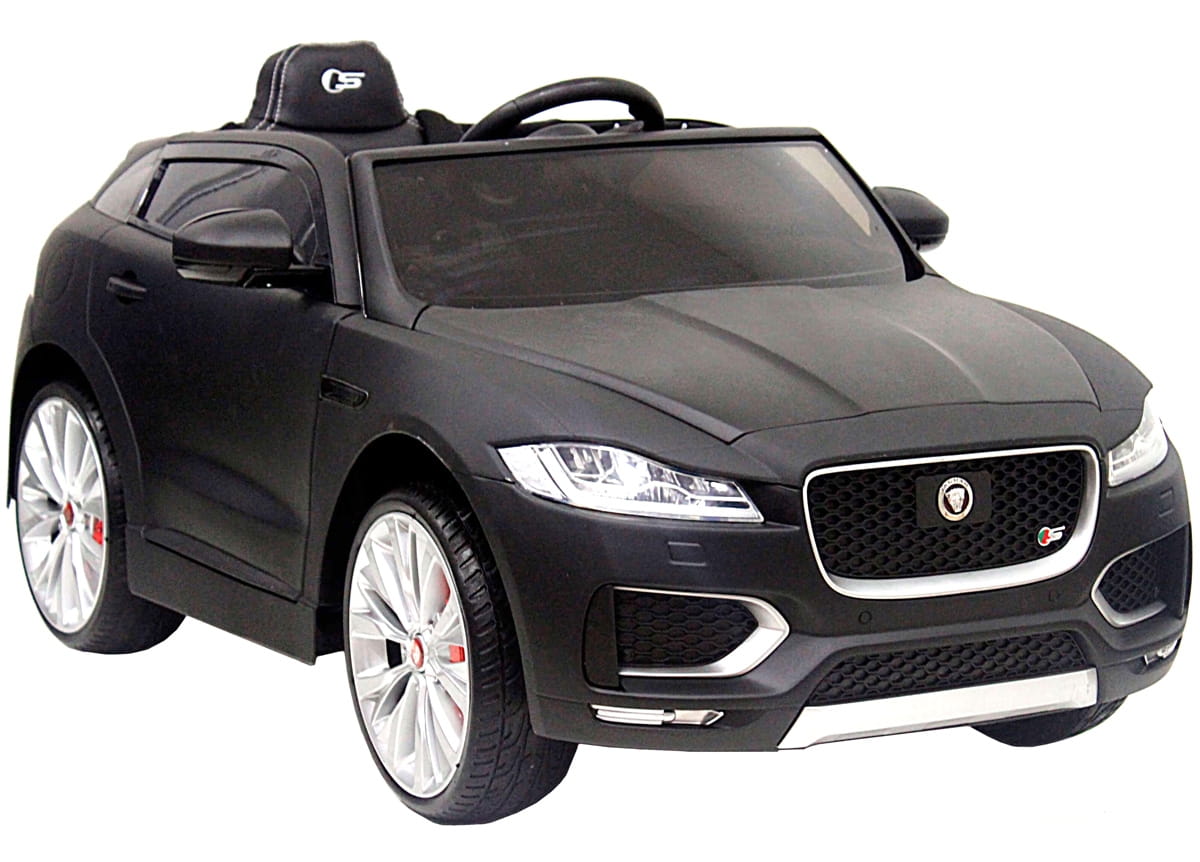 Электромобиль River Toys Jaguar F-Pace с дистанционным управлением - черный матовый