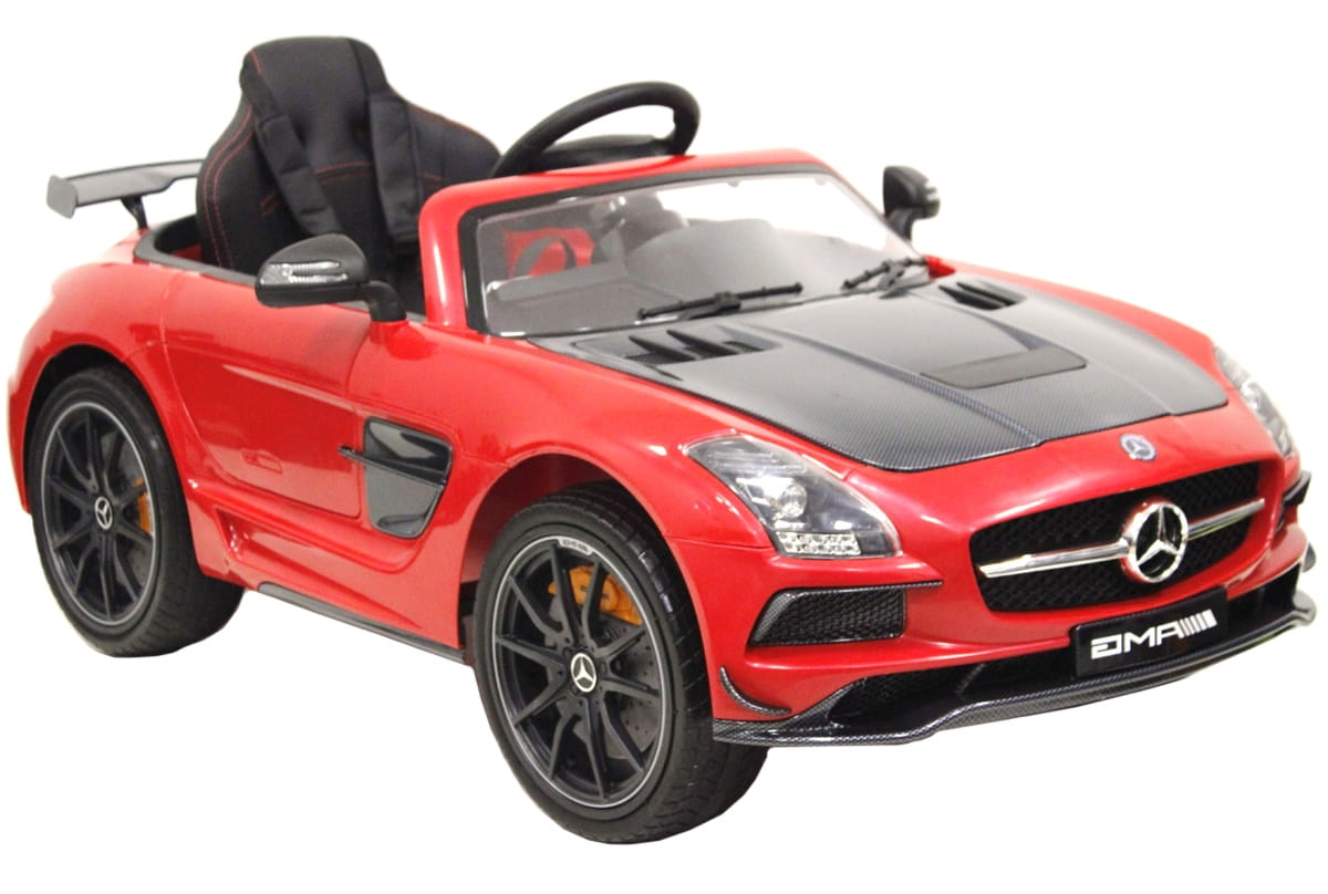 Электромобиль River Toys Mercedes-Benz SLS A333AA Vip Carbon с дистанционным управлением - красный