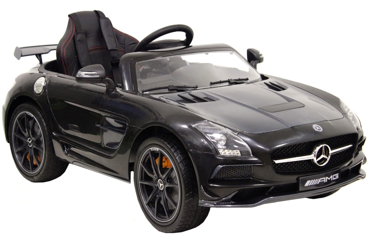 Электромобиль River Toys Mercedes-Benz SLS A333AA Vip Carbon с дистанционным управлением - черный