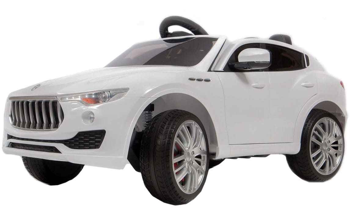 Электромобиль River Toys Maserati Levante А008АА с дистанционным управлением - белый