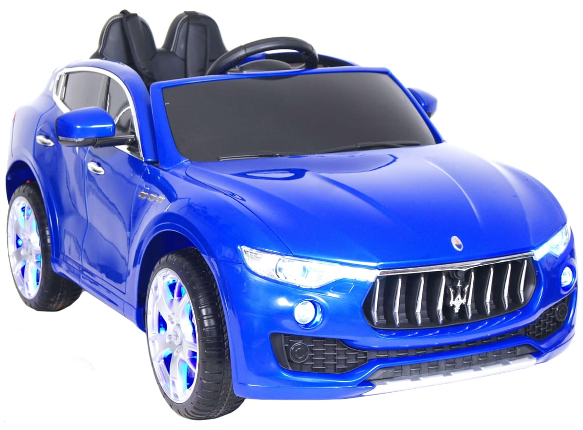 Электромобиль River Toys Maserati Levante А008АА с дистанционным управлением - cиний