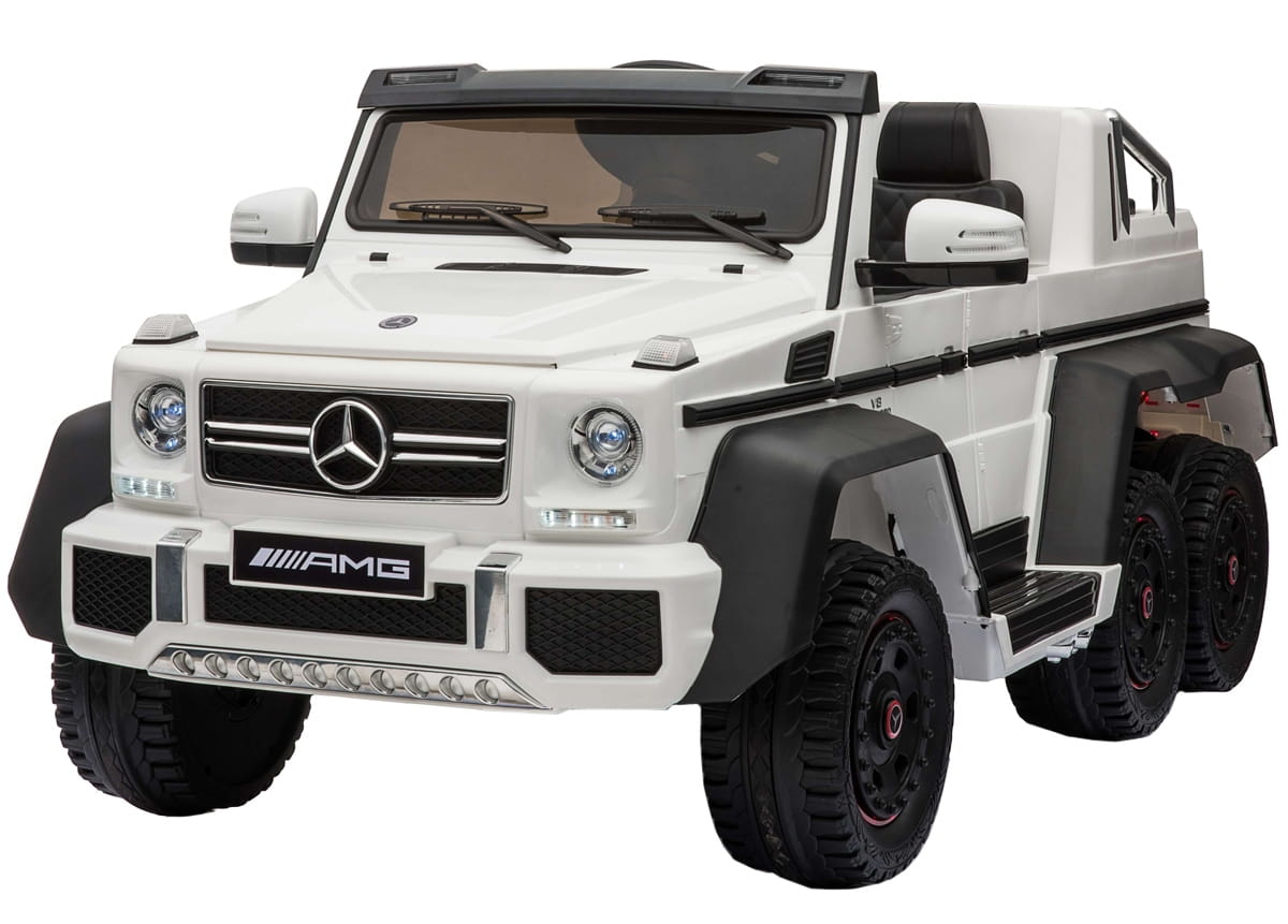 Электромобиль River Toys Mercedes-Benz G63-AMG 4WD A006AA с дистанционным управлением - белый