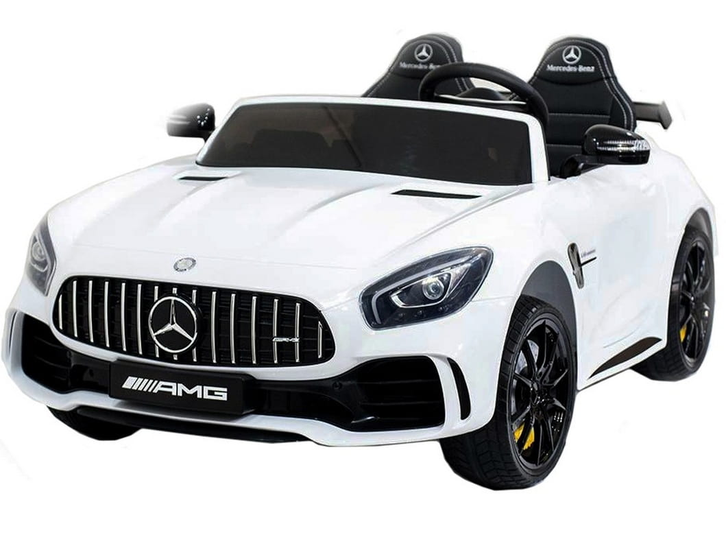 Электромобиль River Toys Mercedes-Benz AMG GTR HL289 с дистанционным управлением - белый