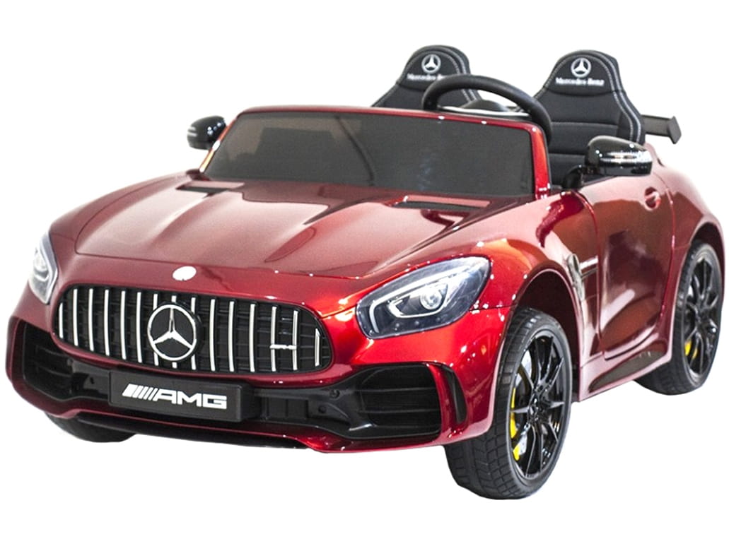 Электромобиль River Toys Mercedes-Benz AMG GTR HL289 с дистанционным управлением - вишневый глянец