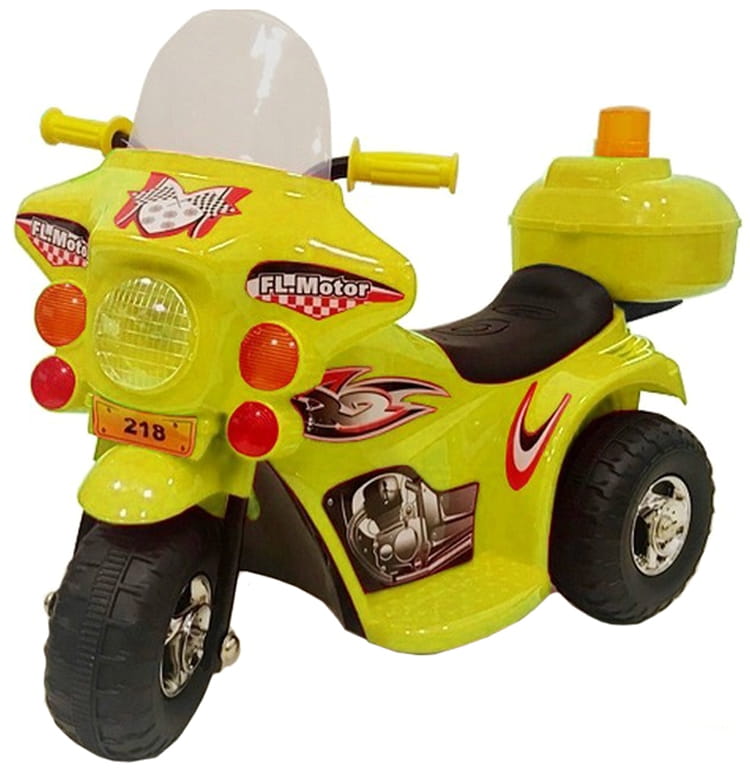 Мотоцикл River Toys Moto HL-218 - желтый