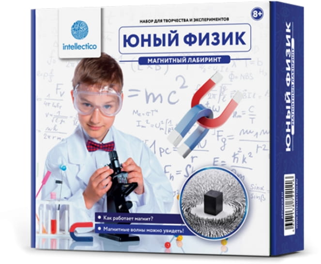 Набор для опытов INTELLECTICO Юный физик - Магнитный лабиринт