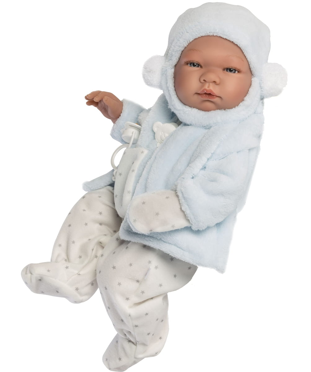 Кукла-пупс ASI Пабло - 43 см (в бело-голубом костюмчике)