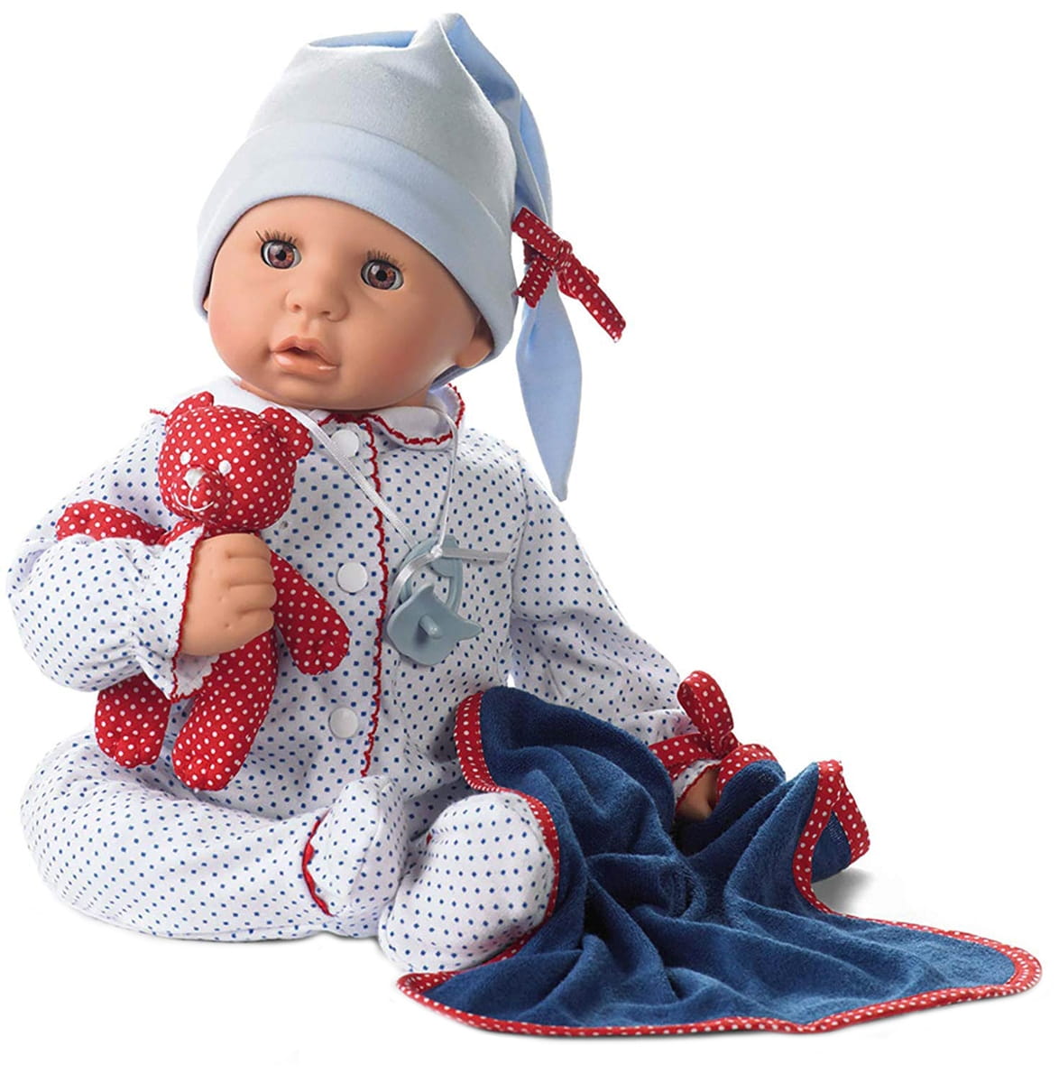 Кукла-пупс GOTZ Малыш Куки в голубом - 48 см