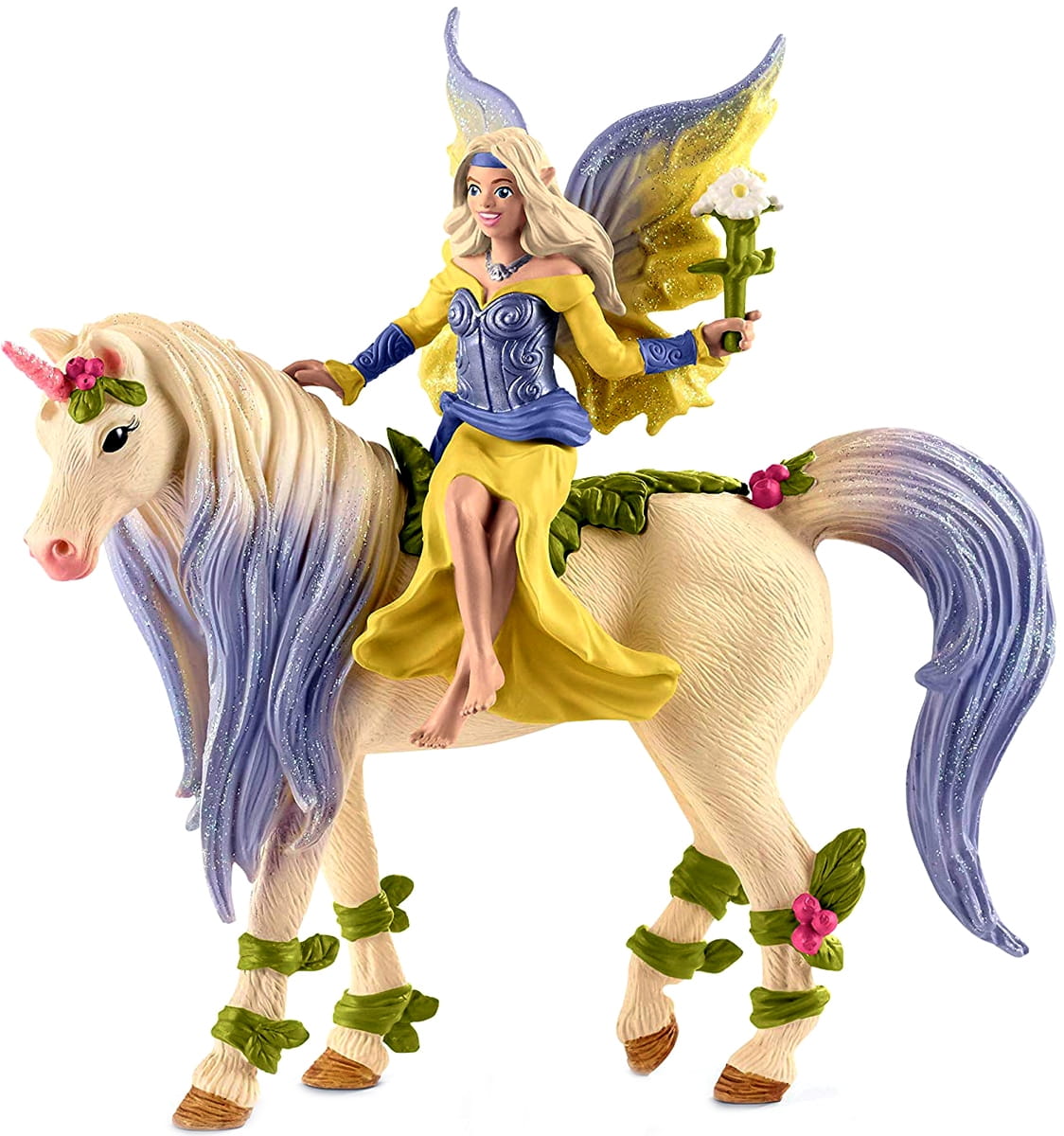 Фигурка SCHLEICH Bayala Фея Сера с цветущим единорогом