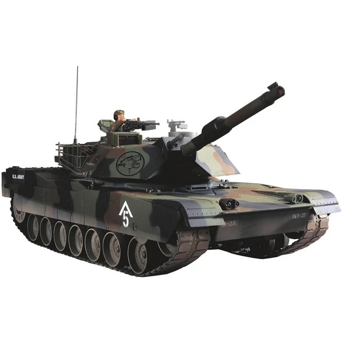 Фото Радиоуправляемый танк Hobby Engine М1А1 хаки