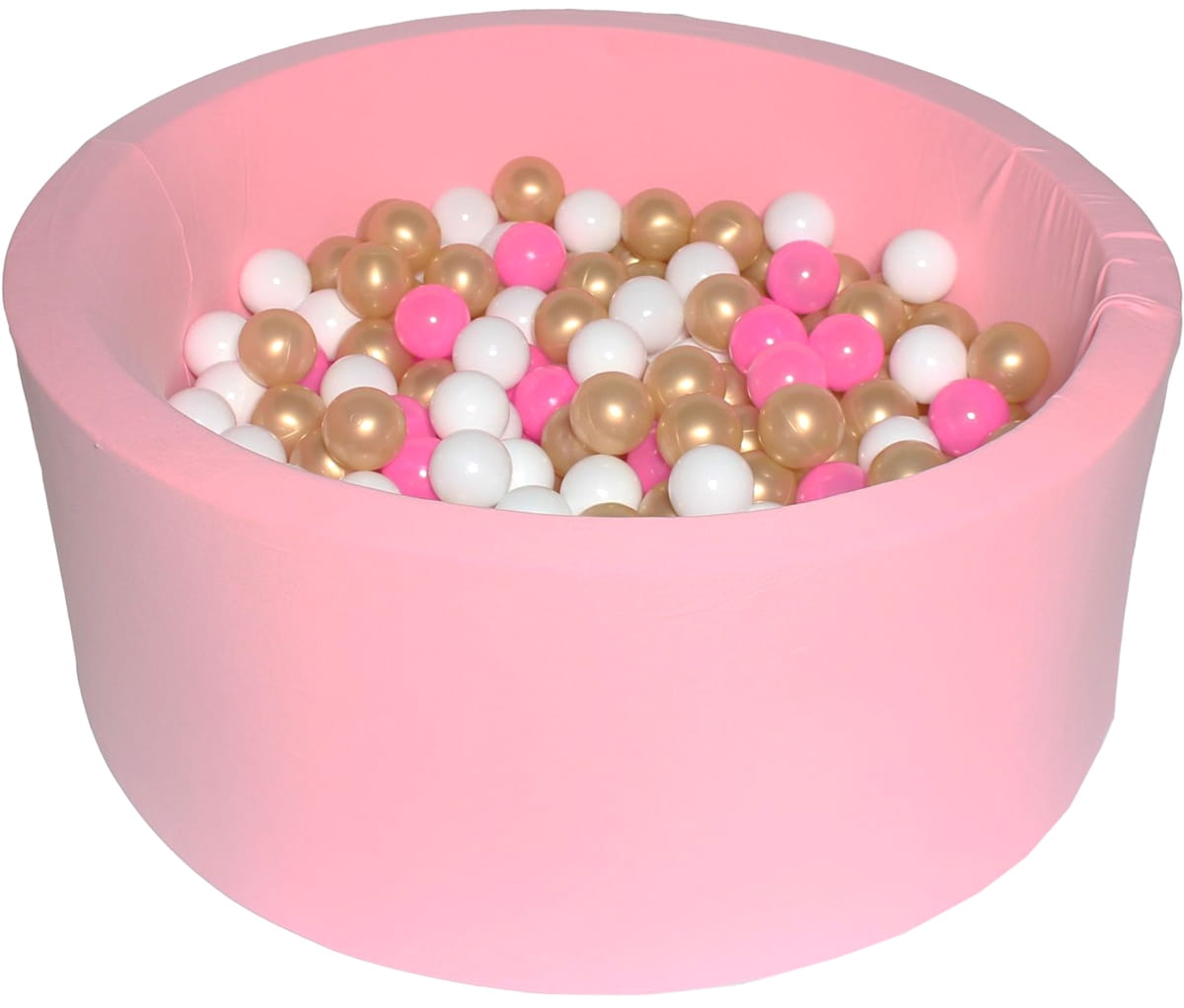 Сухой бассейн с шариками HOTENOK Розовое золото - 200 штук
